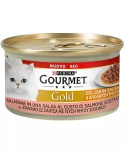 PURINA GOURMET GOLD DELIZIA IN SALSA SALMONE PER GATTI - 85 GR